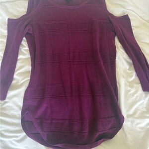 The Limited Plum Knit Top